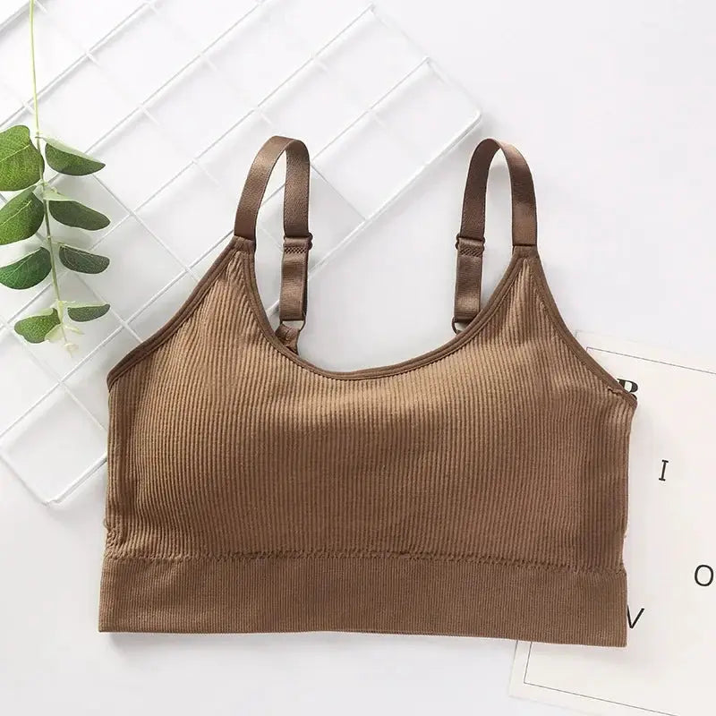 Sexy Women Gather No Steel Ring Lingerie Bra Top Underwear