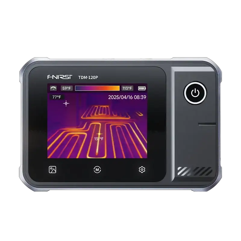 FNIRSI TDM-120/TDM-120P Multimeter Thermal Imaging Infrared Camera Tester AC 750V/DC 1000V Resistance Capacitance 120x90 IR