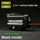 Led Flashlight With Red Laser 20mm Mount