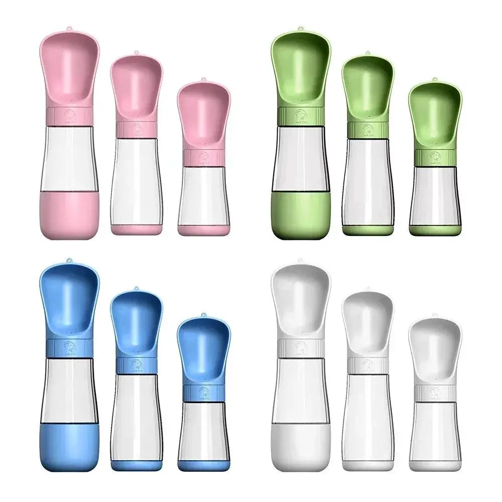 Portable Pet Water Bottle With Feeder For Outdoor Adventures