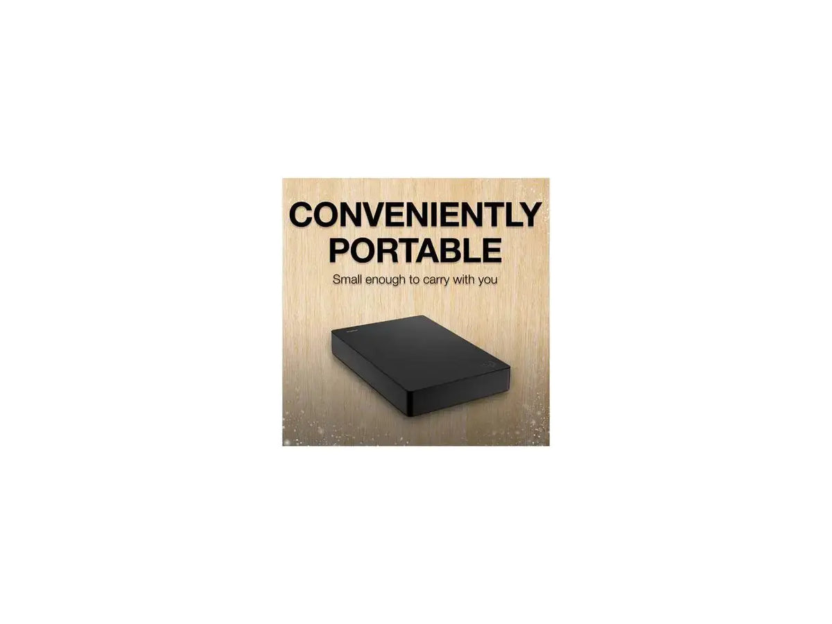 Seagate Portable External Hard Drive HDD Slim - USB for PC — product view 4