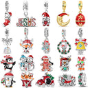 Sterling Silver Christmas Charm Santa