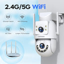 Lenovo 4K WiFi Surveillance Camera Outdoor Dual Lens PTZ IP
