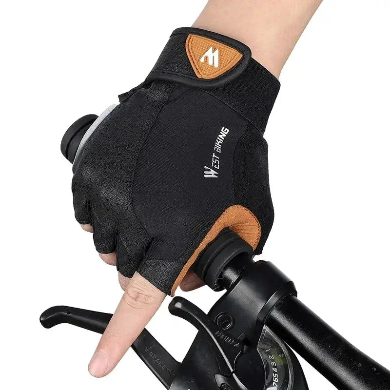 West Biking Sports Cycling Gloves Half Finger For Men Women