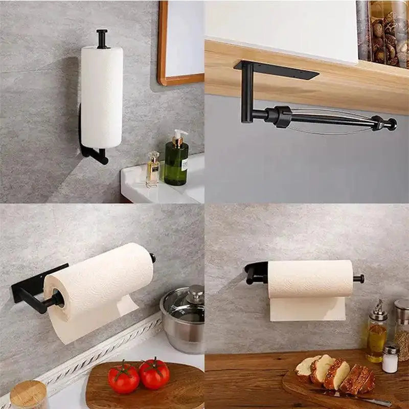 Stainless Steel Paper Towel And Toilet Paper Holder