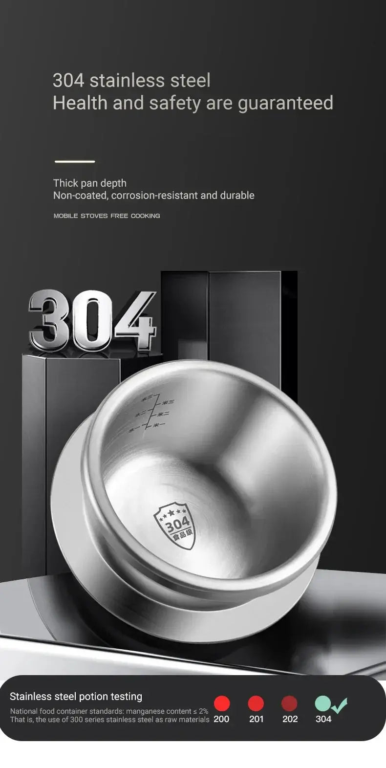 Portable Pressure Cooker for Camping — product view 15