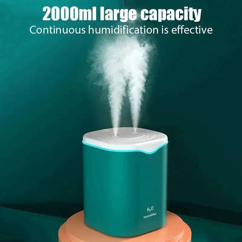 USB Air Humidifier With Aromatherapy Dual Spray For Home