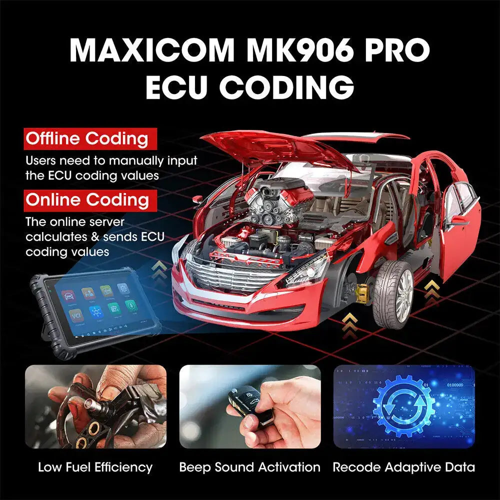 Autel MaxiCOM Pro Diagnostic Scanner Advanced ECU ABS Plastic — product view 4