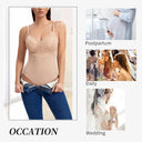 Seamless Lace Thong Bodysuit for Tummy Control Shaping