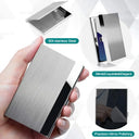 Stainless Steel Card Holder - Ultra Slim Design