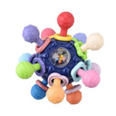 Rotating Rattle Ball Baby Development Toy Silicone Teether