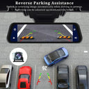 UHD Dash Cam Mirror for Safer Driving With CarPlay