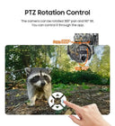 Smart Solar Outdoor Camera for 360 View