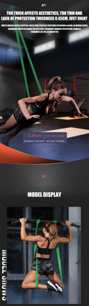 Durable Latex Resistance Bands for Comprehensive Fitness