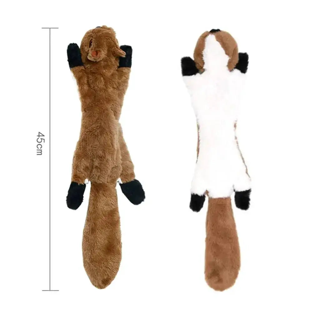 Funny Stuffingless Squeaky Dog Toy For Interactive Fun