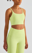 High Stretch Yoga Tank Tops with Suspenders for Women