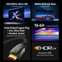 HDMI Cable - 96Gbps Braided Zero Lag