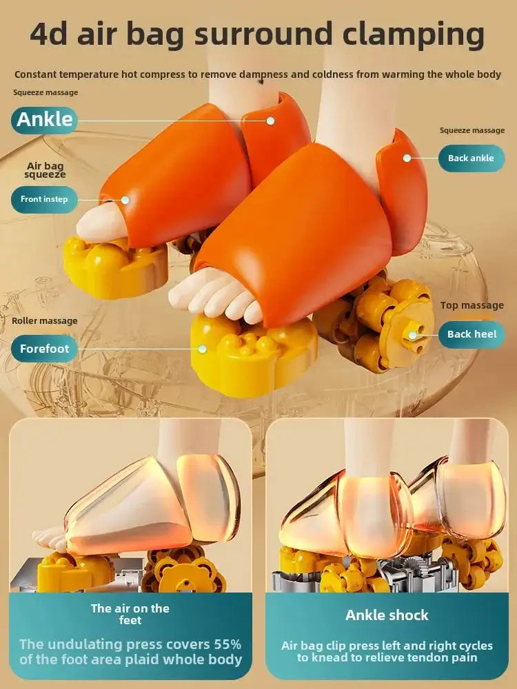 Automatic Kneading Foot & Calf Massager for Meridian Dredging
