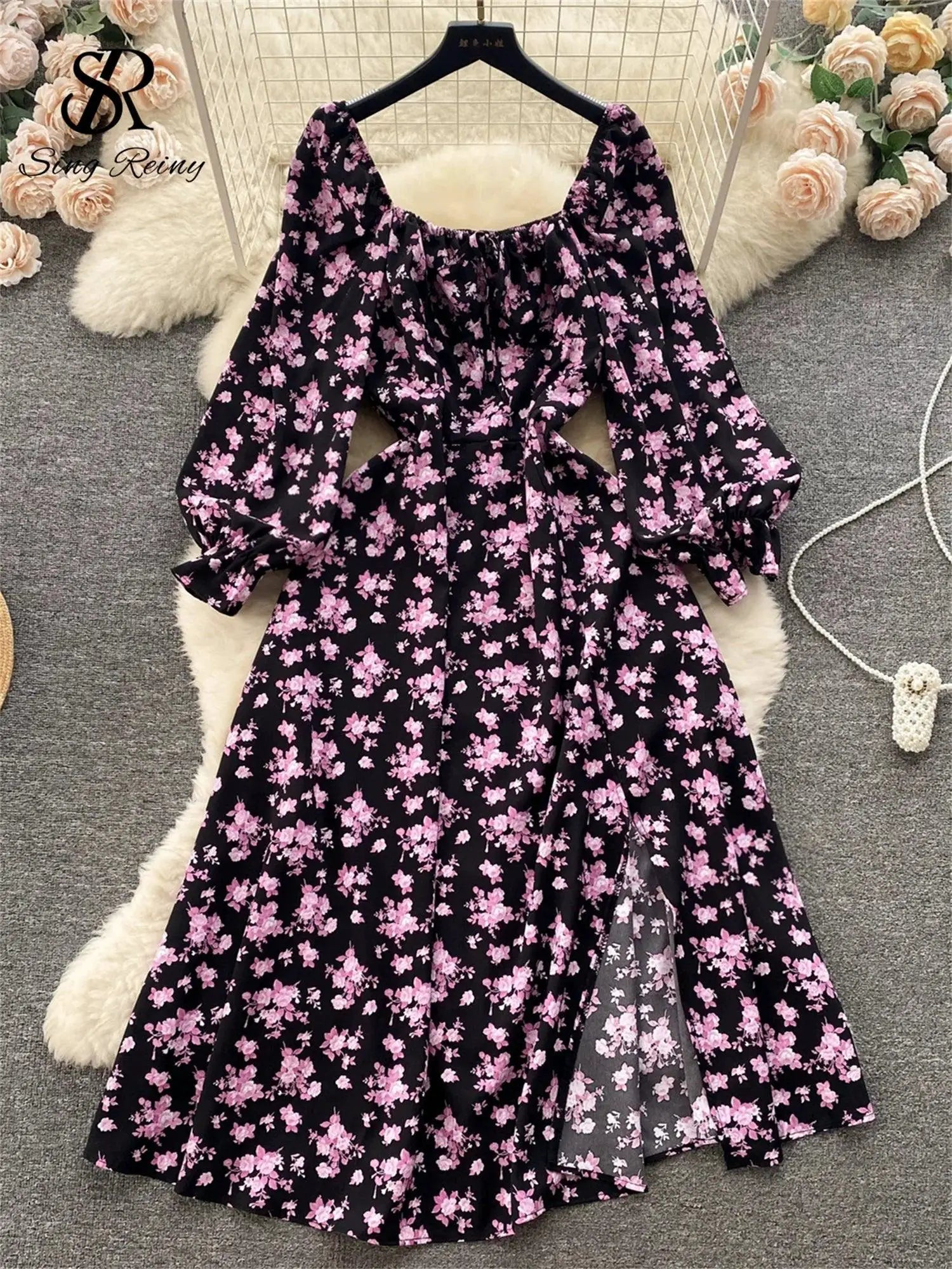 Floral Chiffon Dress Summer Chic With Graceful Appeal