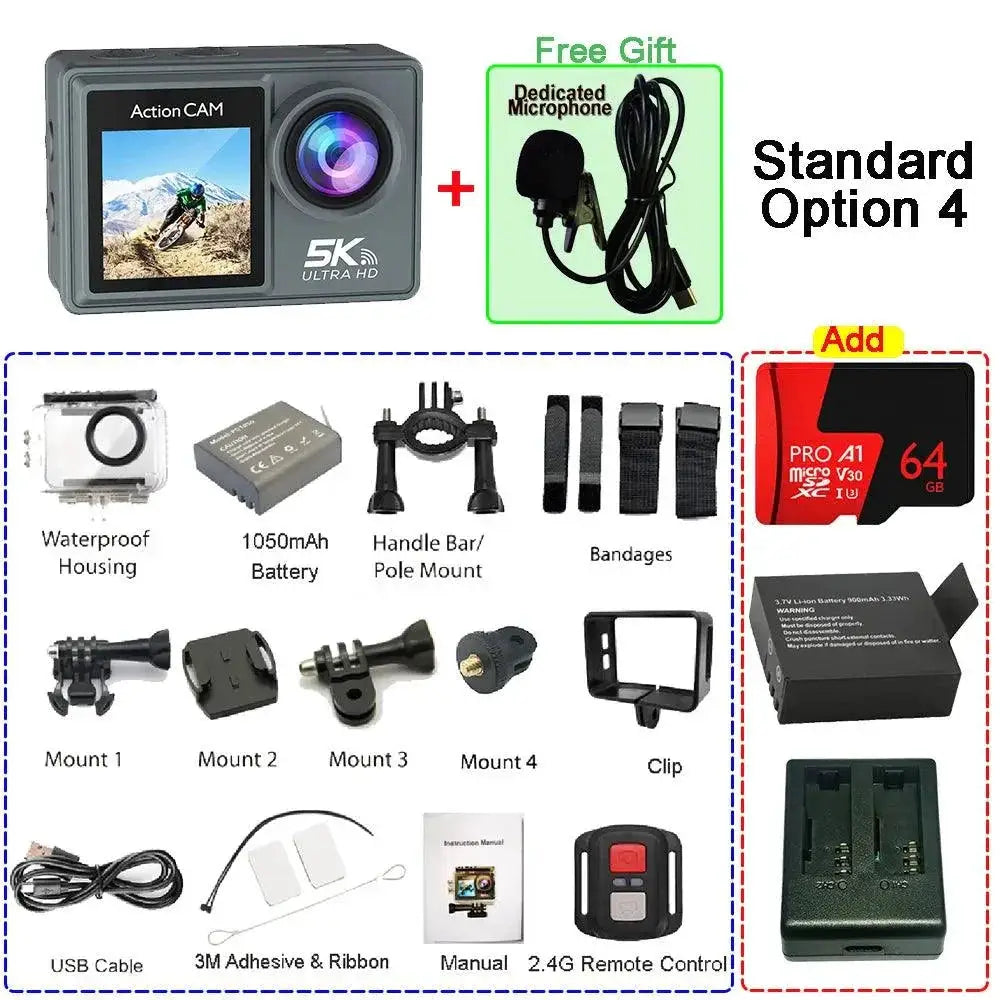 Stable Footage Action Camera - Surfing – Standard Option 2 / With Touch Screen product view 11