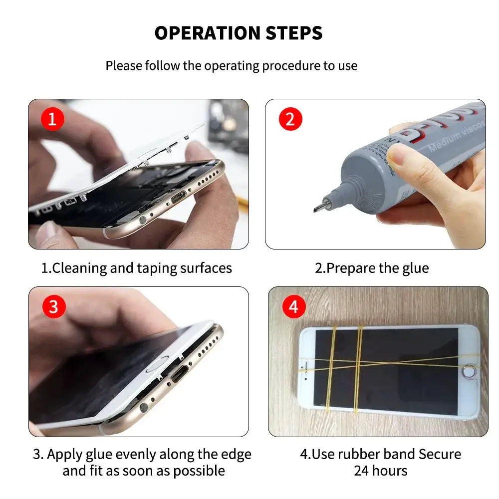 B7000 3ML Clear Phone Repair Adhesive 5 10 20 50 Pieces