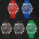LIGE Men's Chronograph Watch Stylish Quartz Timepiece Design