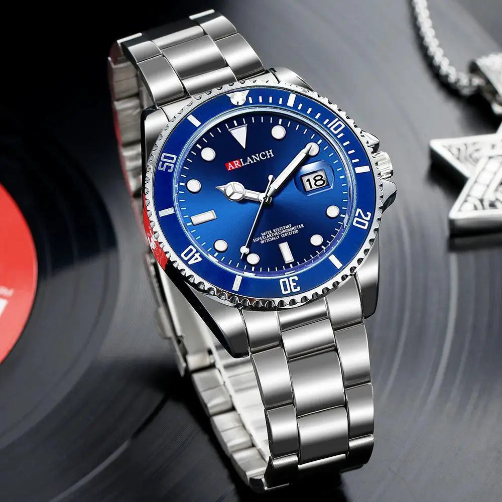 Arlanch Mens Quartz Sport Watch Water Resistant Timepiece