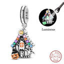 Halloween Charm Sterling Silver Luminous