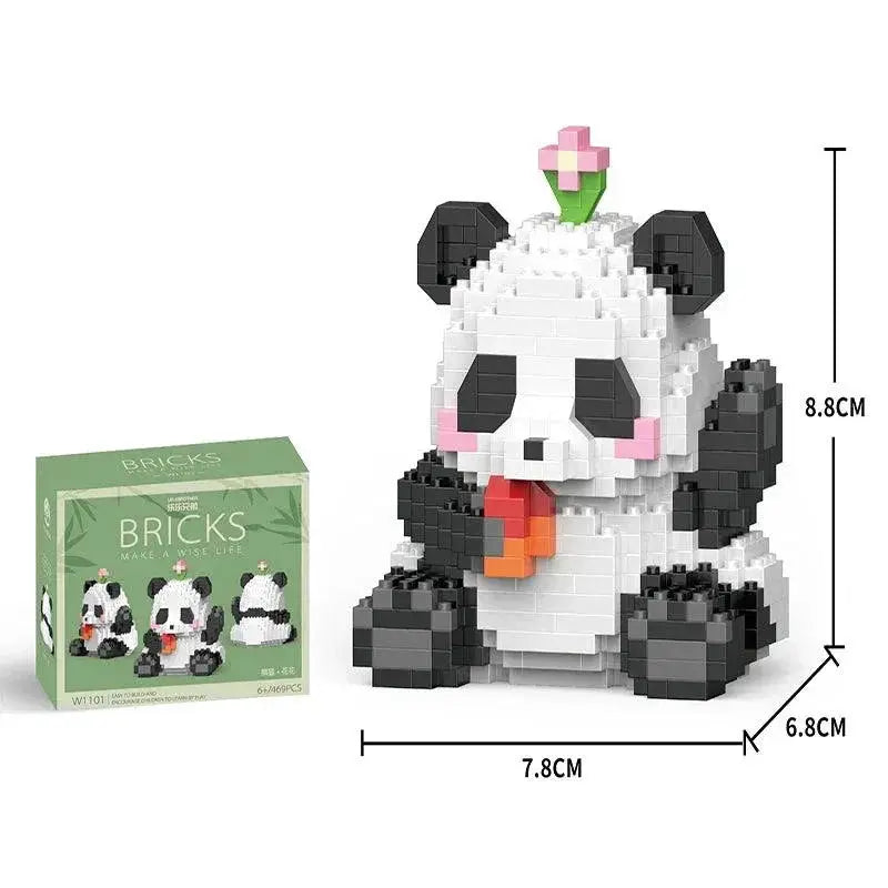 Cute Panda Mini Building Block Set Educational Toy For Kids