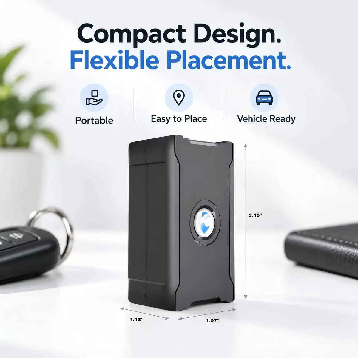 Wireless GPS Tracker for Car Anti-Theft | Global -Time Vehicle — product view 4