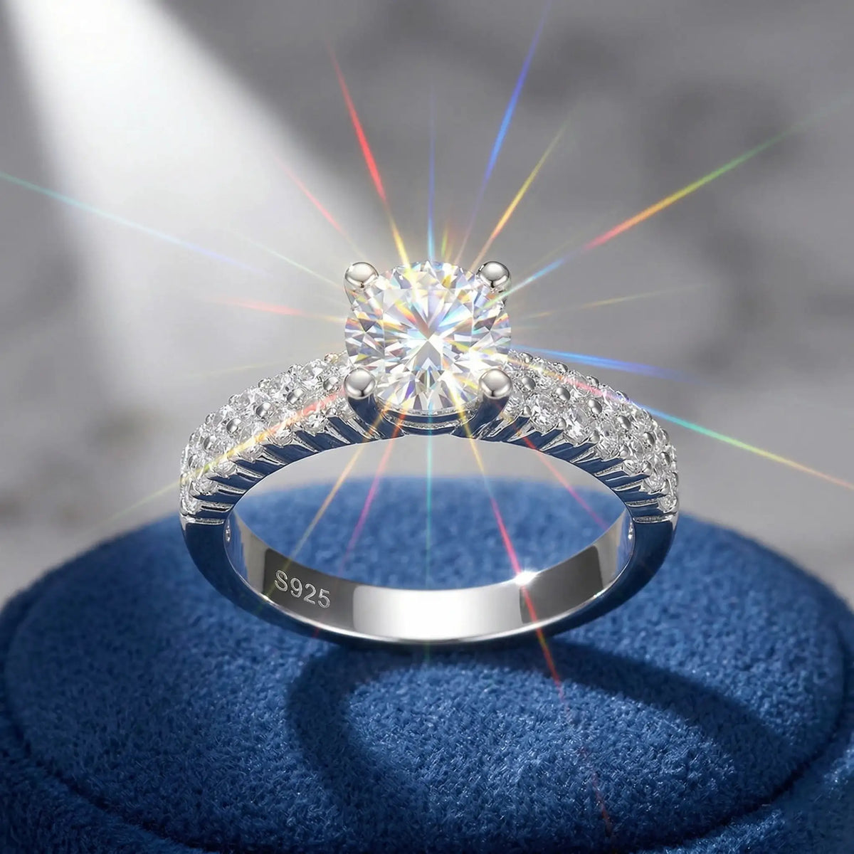 Luxury Moissanite Wedding Ring — product image 1
