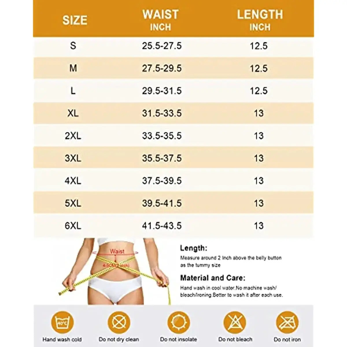 Women Neoprene Waist Trainer Body Shaper Slimming Belt
