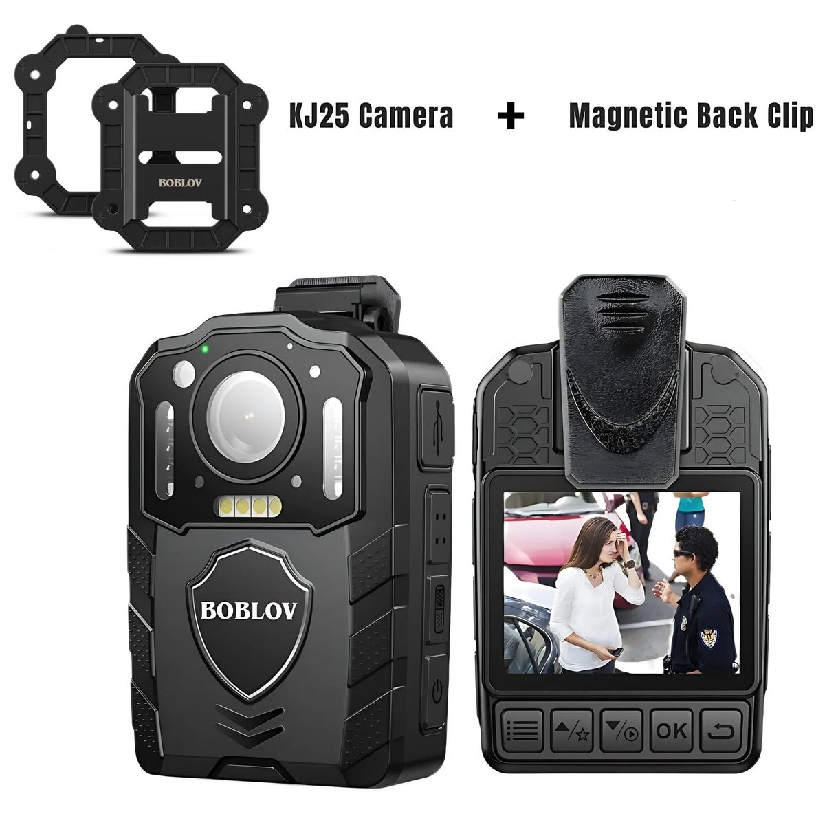 BOBLOV Body Camera Battery Night Vision Body Cam Battery Built — product view 11