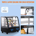 SucceBuy Refrigerated Display Case Countertop Pastry Display Case
