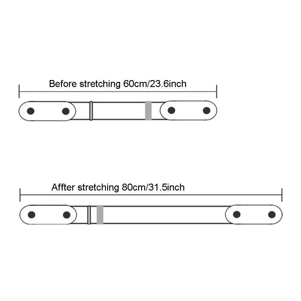 Invisible Elastic Stretch Belt Sleek No Buckle Design