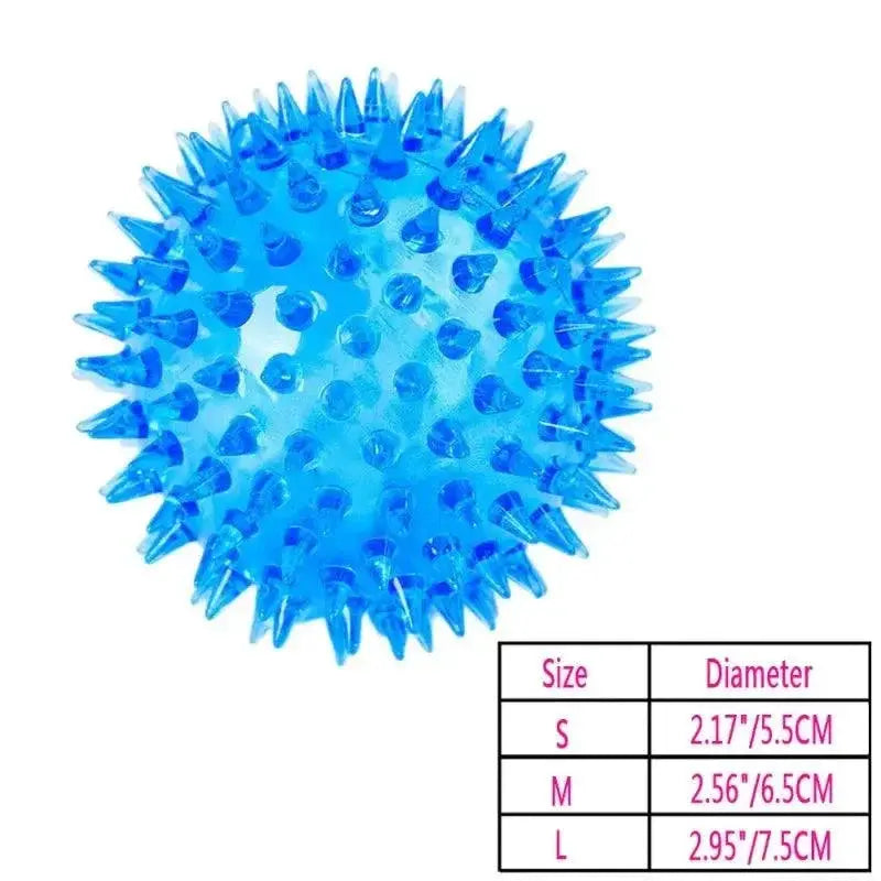 Colorful Luminous Teething Toy For Dogs Bright Elastic Fun