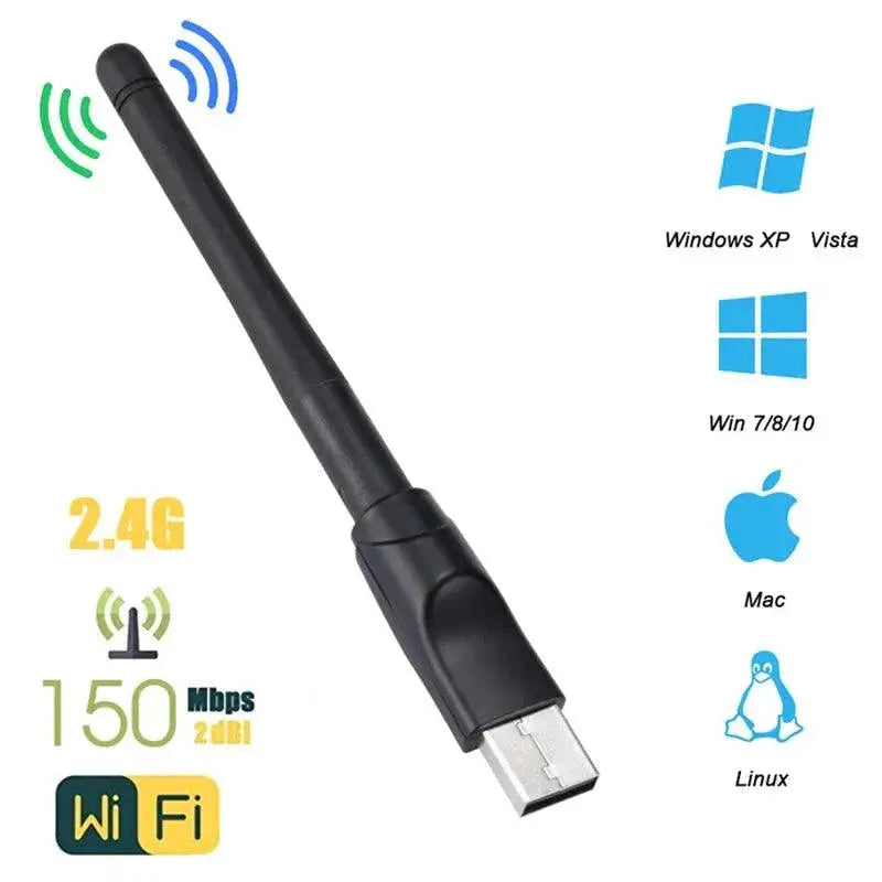 Enhanced Mini USB WiFi Adapter PC And Laptop Connectivity