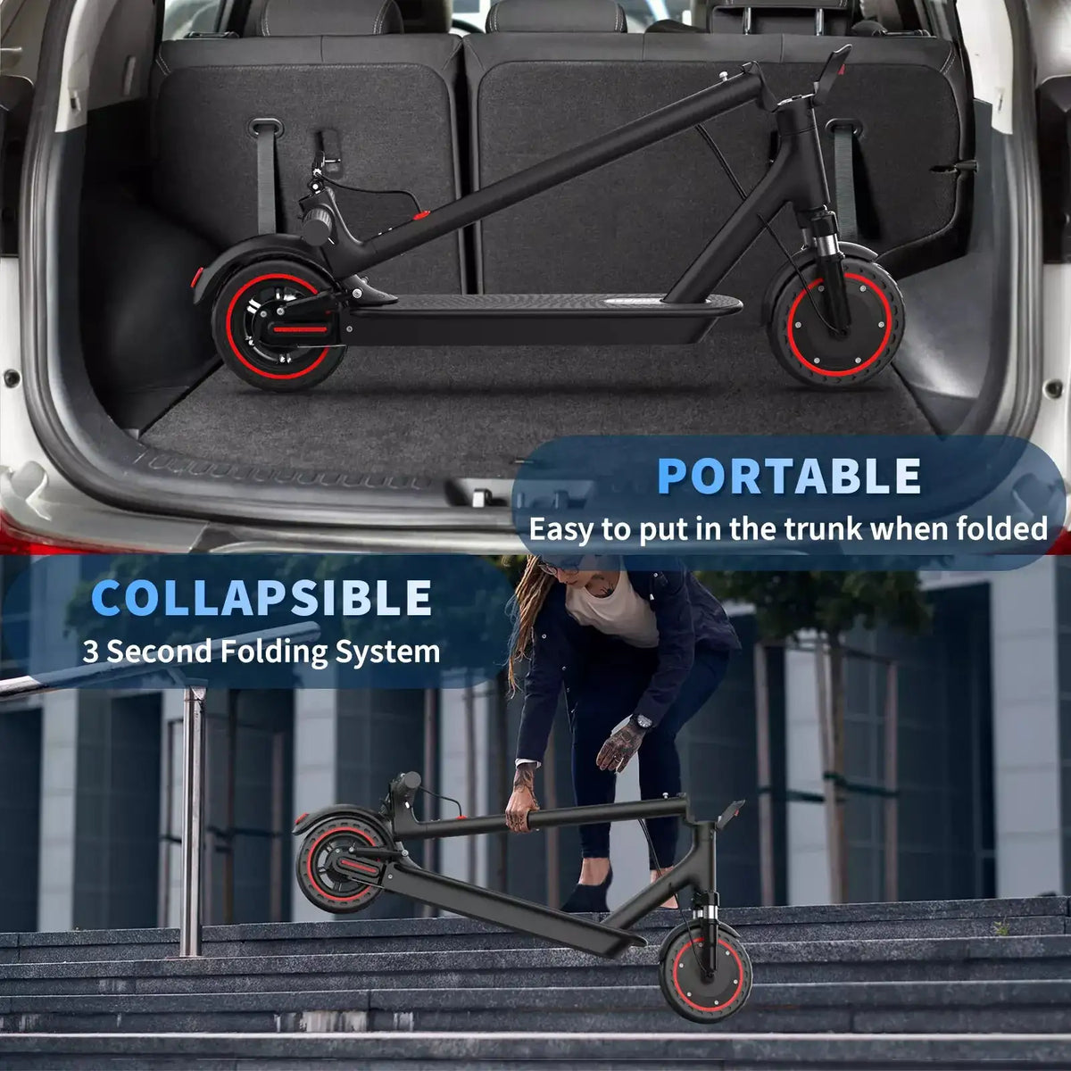 Compact Electric Foldable Scooter — product view 5