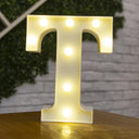 Battery-Operated LED Alphabet Lights for Home and Party Decor