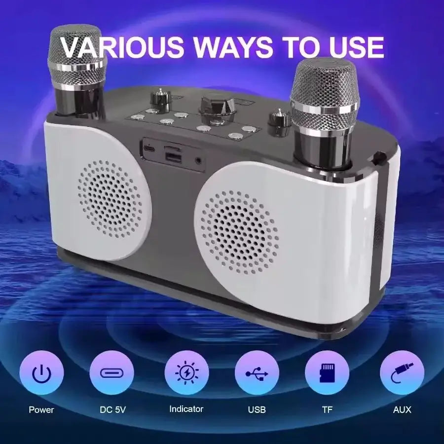 Portable Bluetooth Karaoke Speaker by AyeBeau — product view 6