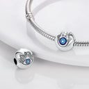 Silicone Spacer Beads Silver Plated