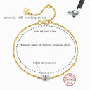 Moissanite Jewelry in Sterling Silver Dainty