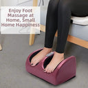 Comfortable Electric Foot Massager Infrared Heating Electric Heating Kneading Massager Roller Design Deep Kneading for 24W/12V