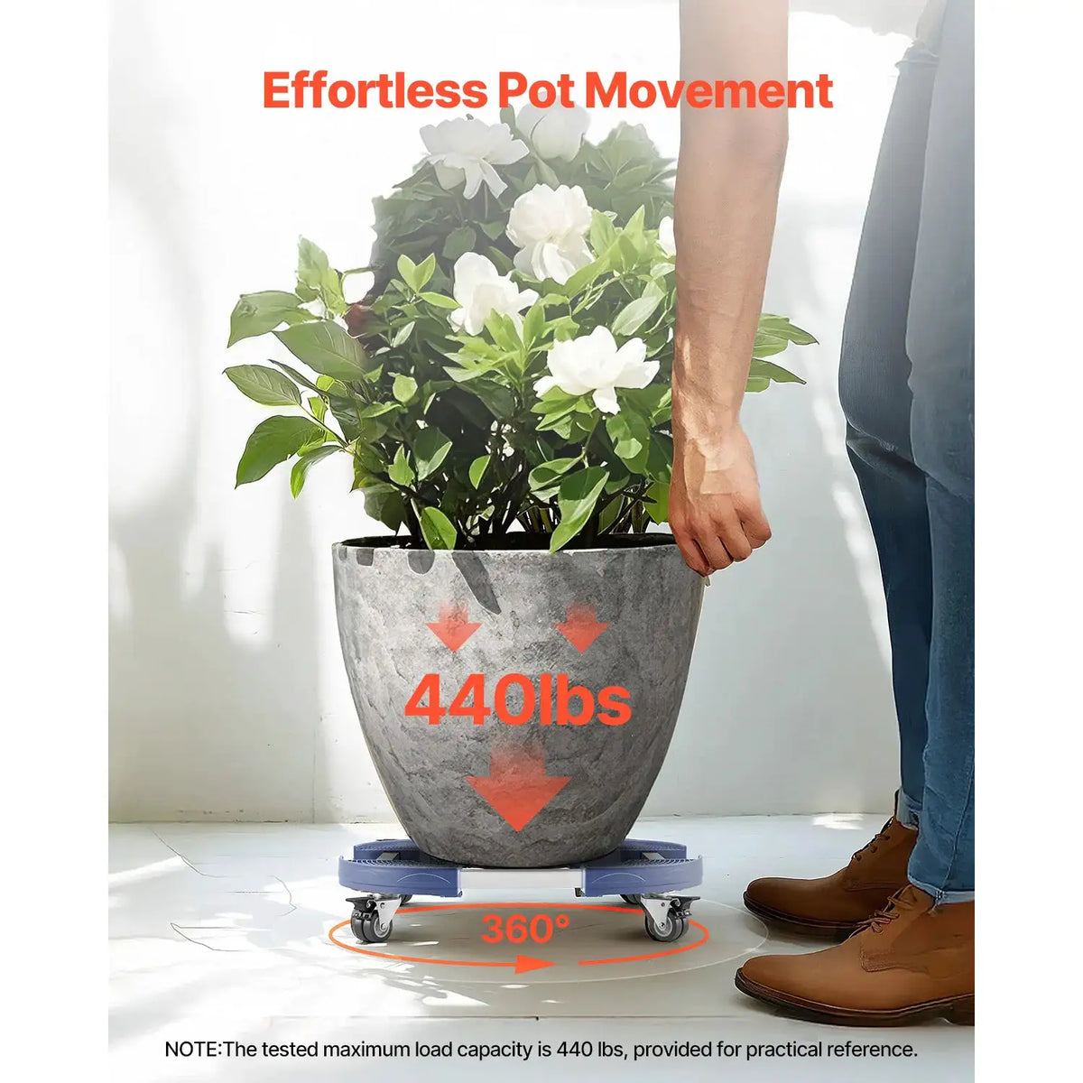 Heavy Duty Trash Can Dolly Lb — product image 2