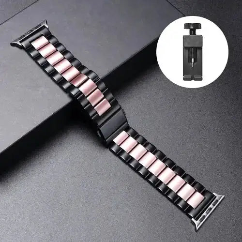 Stainless Steel Strap For Apple Watch Ultra 4 3 2 49 45 41 40 46 38 42 44mm Metal band Bracelet For iWatch Series SE 11 12 9 8 7