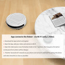 Lefant M210 Pro Robot Vacuum Cleaner with 2200Pa Suction