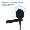 Lavalier Mic - Portable Clip On For Pc Smartphones