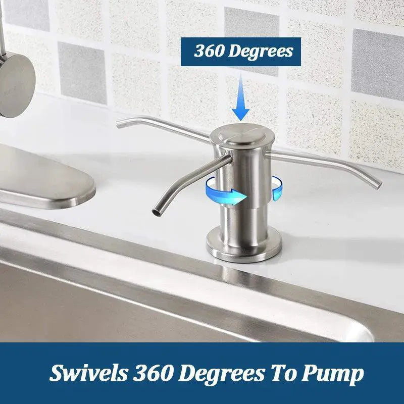 Stainless Steel Soap Pump Kit Premium for Kitchen Use
