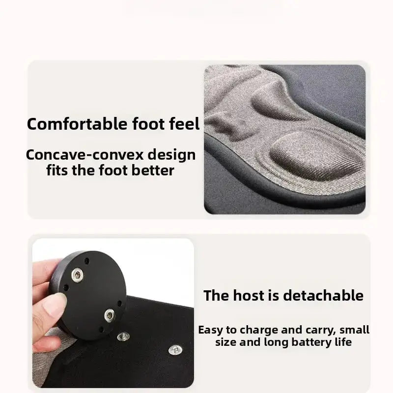 Smart 3D Foot Massage Pad Feet Massager Improve Blood Circulation Foot Massager Relax Muscles Slim Legs Rechargeable Foot Pad