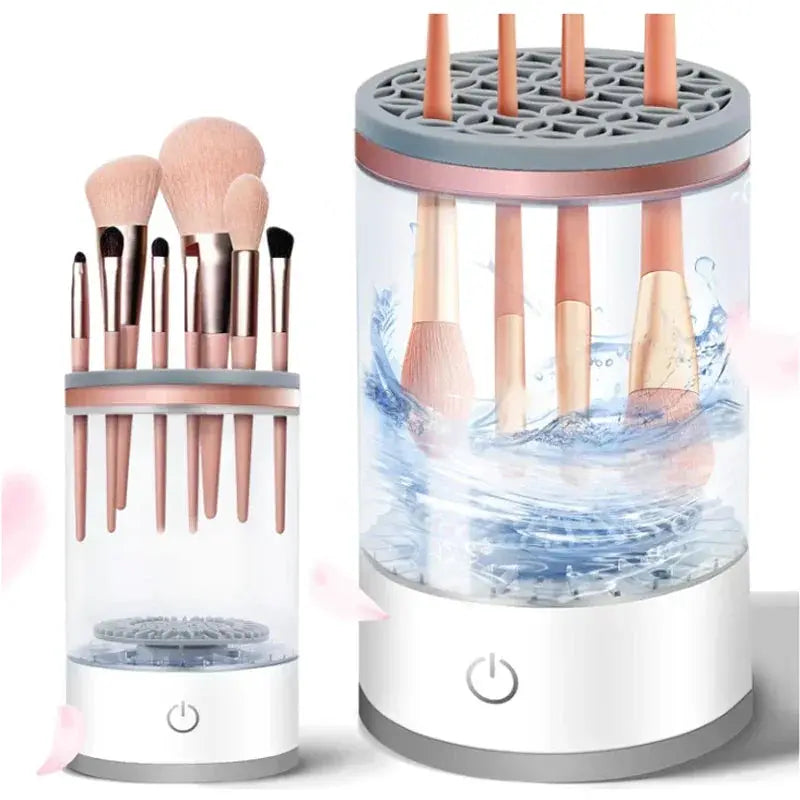 Automatic Rotating Makeup Brush Cleaner For Easy Cleaning - OurLum.com
